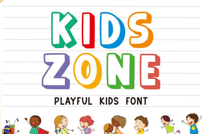 KIDSZONE Font Mozarella 