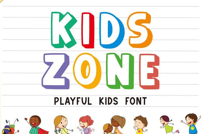 KIDSZONE Font Mozarella 