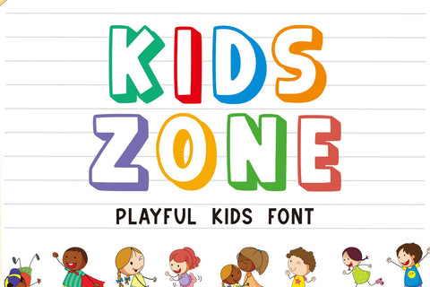 KIDSZONE Font Mozarella 