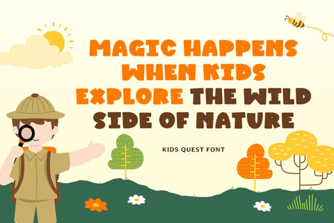 Kidz Quest Font Mozarella 