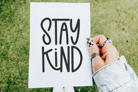 Kind Club - Cute Handwritten Font Font KA Designs 