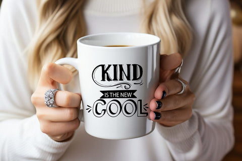 Kind is the New Cool SVG I Kindness SVG I Kindness Shirt SVG SVG Happy Printables Club 