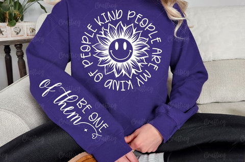 Kind people are my kind of people Sleeve SVG Design SVG Designangry 