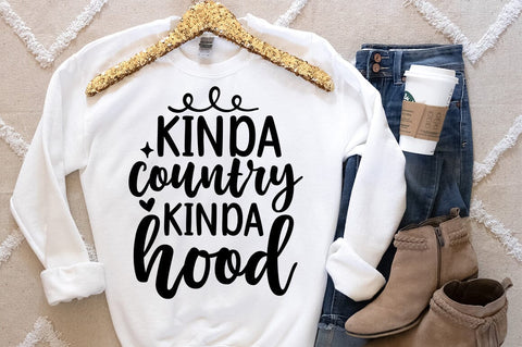 Kinda country kinda hood SVG Design SVG Designangry 