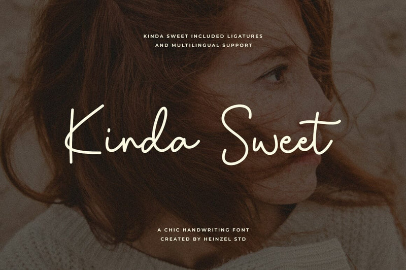 Kinda Sweet Handwritten Font Font Heinzel Studio 