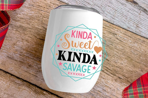 kinda sweet kinda savage SVG Angelina750 