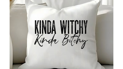 Kinda Witchy Kinda Bitchy SVG, Funny Halloween SVG, Witch Cut File SVG So Fontsy VIP Design Shop 