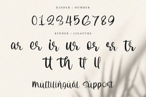Kinder - Brush Script Font Font Alpaprana Studio 