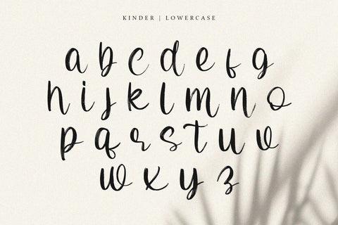 Kinder - Brush Script Font Font Alpaprana Studio 