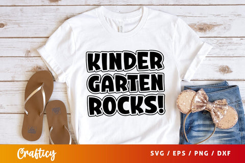 Kinder garten rocks! Svg Design SVG Designangry 