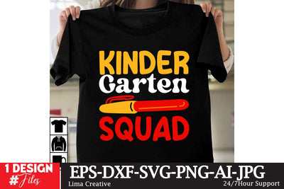 Kinder Garten Squad Sublimation,100th Day Of School SVG Cut File,100th Day Of T-shirt Design,welcome Back To School ,100th Days Of School,100th Day Of School Sublimation Bundle SVG Insomnia Std 