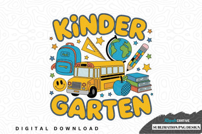 Kinder garten sublimation png design Sublimation Regulrcrative 