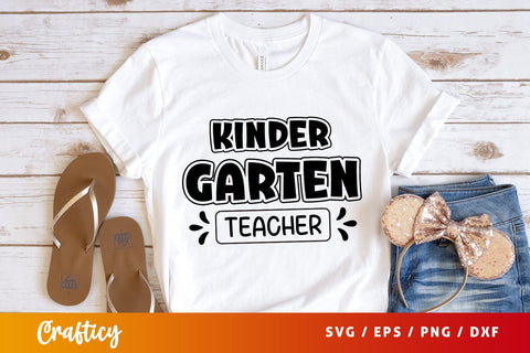 Kinder garten teacher Svg Design SVG Designangry 