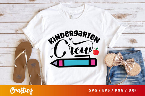 Kindergarten crew T shirt SVG Design SVG Designangry 