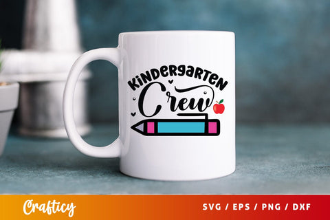 Kindergarten crew T shirt SVG Design SVG Designangry 
