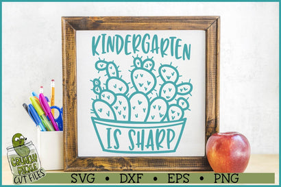 Kindergarten is Sharp SVG File SVG Crunchy Pickle 
