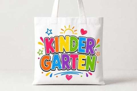 Kindergarten PNG | Colorful School Sublimation Design SVG BillahCrafts 
