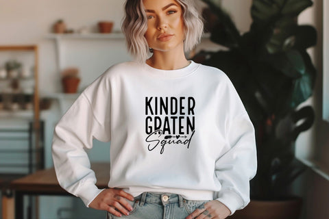 Kindergarten Squad Svg Png Files, Back To School, Kindergarten Teacher, First Day Of School, Teachers Day SVG DesignDestine 