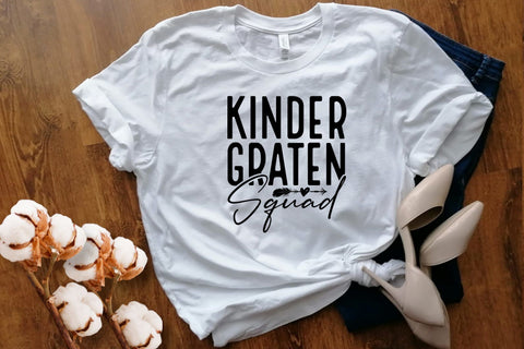 Kindergarten Squad Svg Png Files, Back To School, Kindergarten Teacher, First Day Of School, Teachers Day SVG DesignDestine 