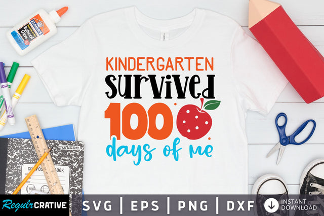 Kindergarten survived SVG Design SVG Regulrcrative 