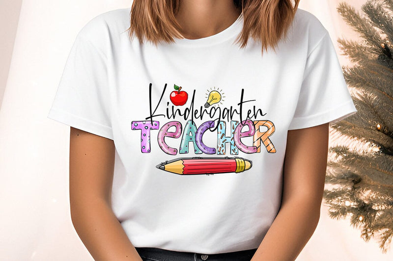 kindergarten teacher PNG Design Sublimation Designangry 
