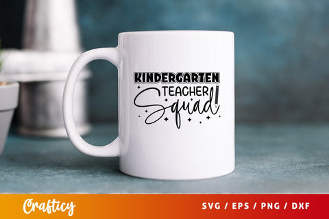 kindergarten teacher squad Svg Design SVG Designangry 