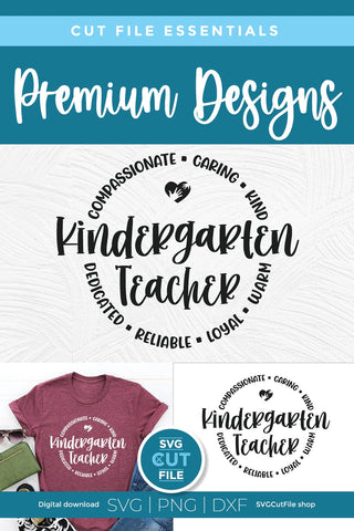 Kindergarten Teacher svg - a Kindergarten svg for teacher SVG SVG Cut File 