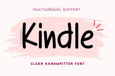 Kindle - Clean Handwritten Font for Crafts & Planners Font AnningArts Design 