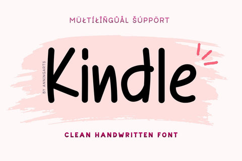 Kindle - Clean Handwritten Font for Crafts & Planners Font AnningArts Design 