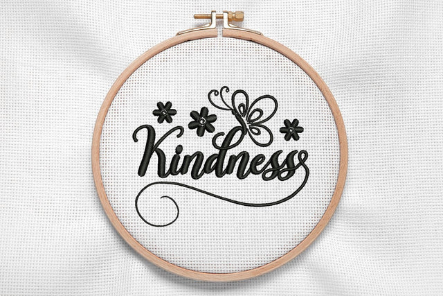 Kindness for Machine Embroidery Embroidery/Applique DESIGNS SvgOcean 