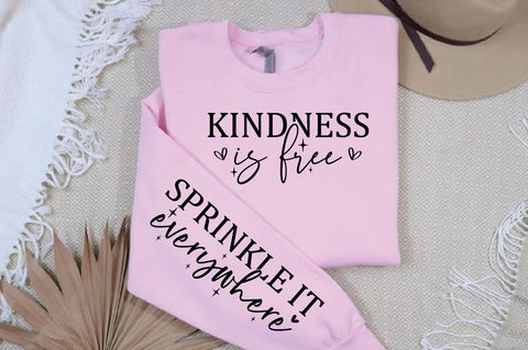 kindness is free Sleeve SVG Design SVG Designangry 