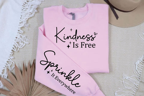 Kindness is free Sleeve SVG Design SVG Designangry 