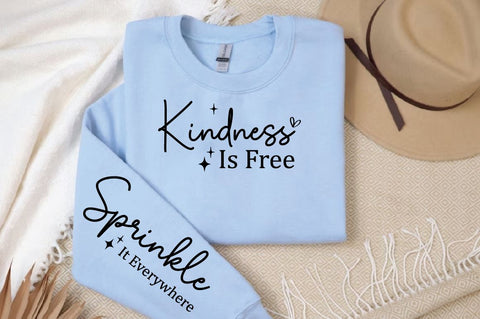 Kindness is free Sleeve SVG Design SVG Designangry 