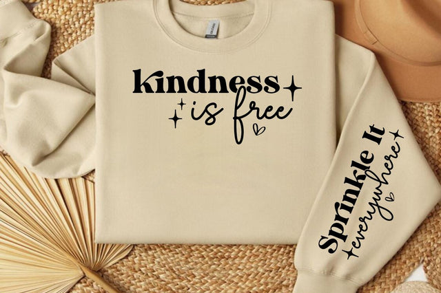 kindness is free Sleeve SVG Design SVG Designangry 