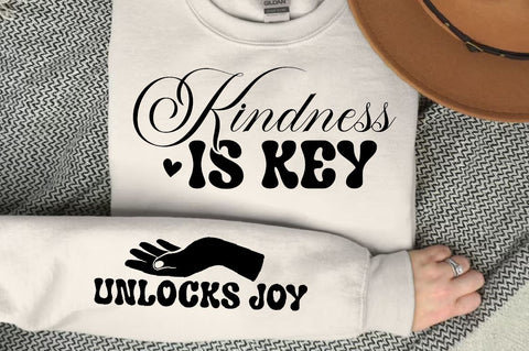 Kindness is Key Sleeve SVG Design, Christian Sleeve SVG, Faith SVG Design, Jesus Sleeve SVG SVG Regulrcrative 