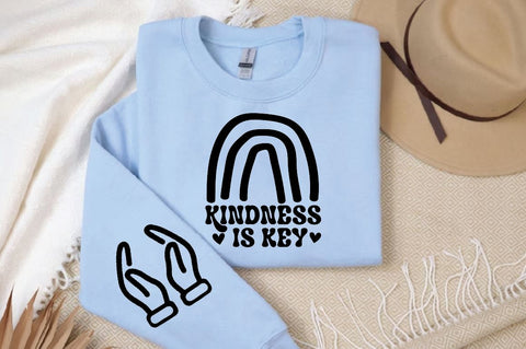 Kindness is Key Sleeve SVG Design, Christian Sleeve SVG, Faith SVG Design, Jesus Sleeve SVG SVG Regulrcrative 
