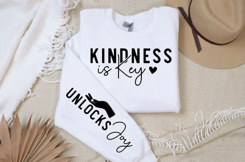 Kindness is Key Sleeve SVG Design, Christian Sleeve SVG, Faith SVG Design, Jesus Sleeve SVG SVG Regulrcrative 