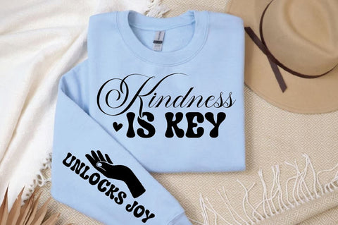 Kindness is Key Sleeve SVG Design, Christian Sleeve SVG, Faith SVG Design, Jesus Sleeve SVG SVG Regulrcrative 