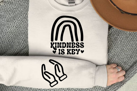 Kindness is Key Sleeve SVG Design, Christian Sleeve SVG, Faith SVG Design, Jesus Sleeve SVG SVG Regulrcrative 