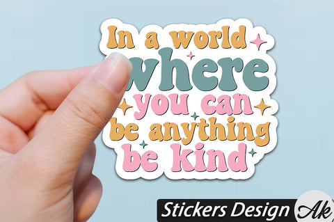Kindness Stickers SVG Bundle SVG akazaddesign 
