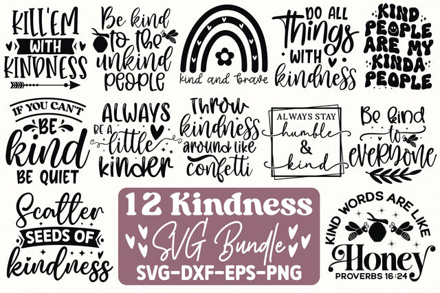 Kindness SVG Bundle SVG Crafty Ideas 