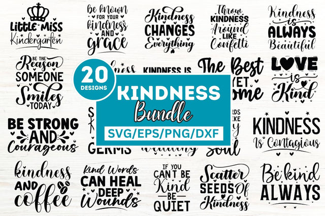 Kindness Svg Bundle SVG Designangry 