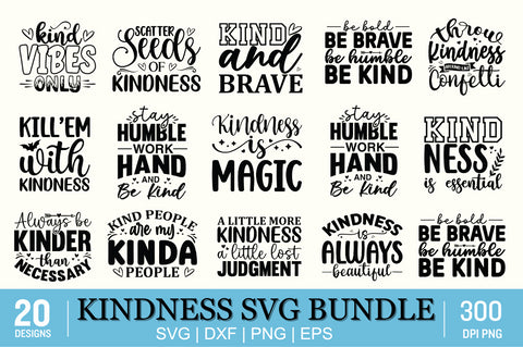 Kindness SVG Bundle SVG Designangry 