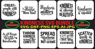 KINDNESS-SVG-BUNDLE SVG Syaman 