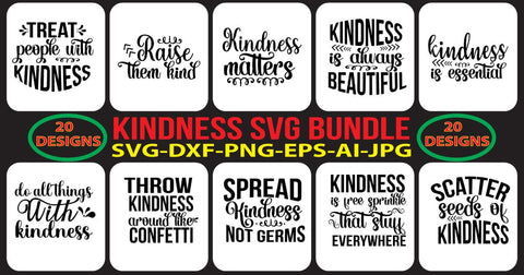 KINDNESS-SVG-BUNDLE SVG Syaman 