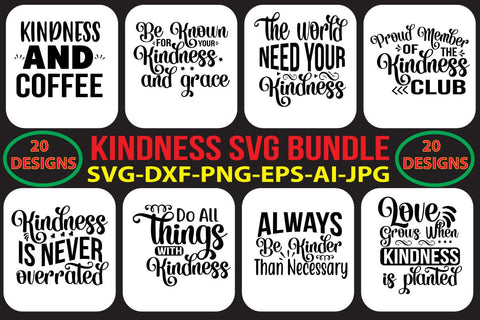 KINDNESS-SVG-BUNDLE SVG Syaman 