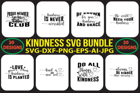 KINDNESS-SVG-BUNDLE SVG Syaman 