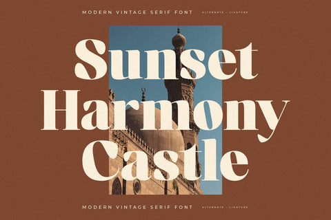 Kindora Bufferly - Modern Vintage Serif Font Font Letterena Studios 