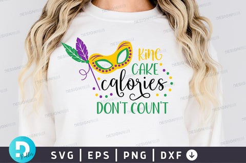 King cake calories dont count SVG Design SVG Regulrcrative 