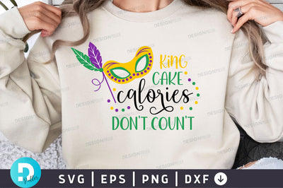 King cake calories dont count SVG Design SVG Regulrcrative 